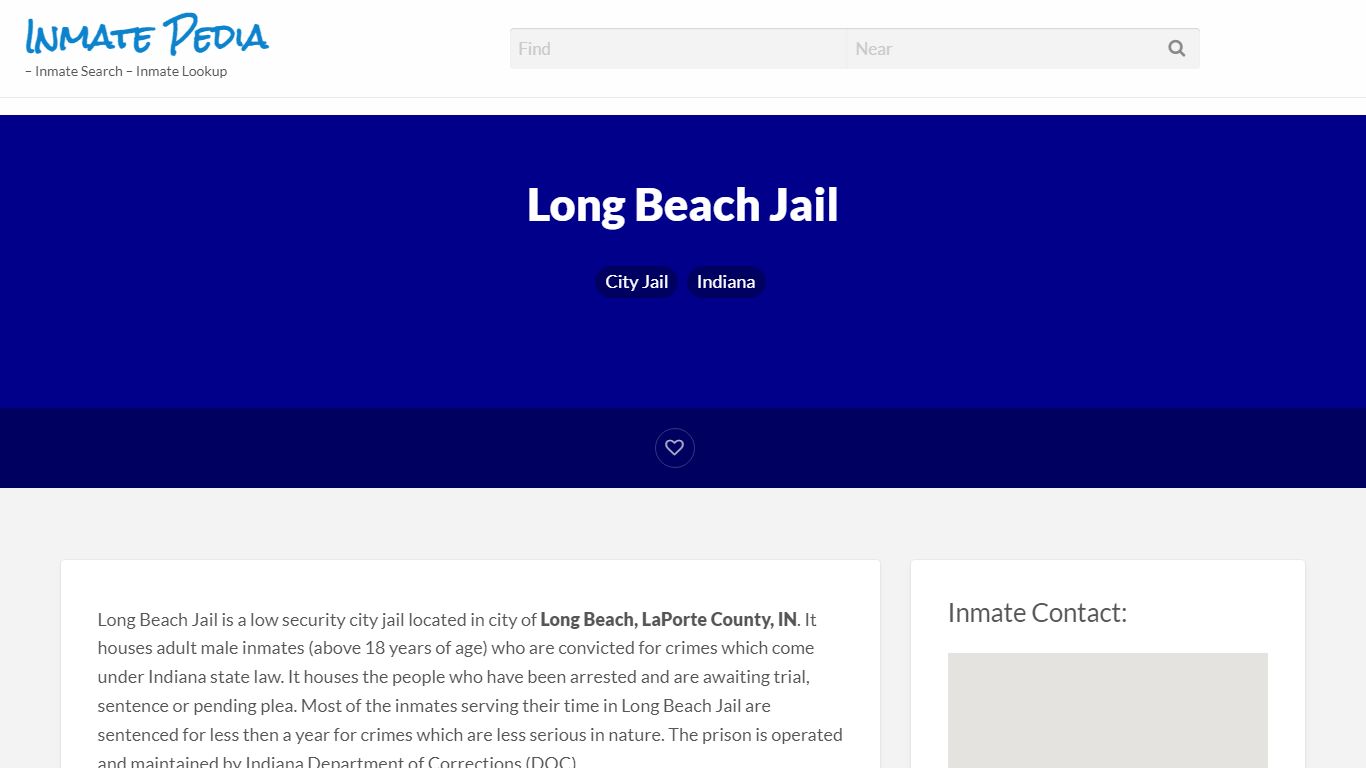 Long Beach Jail – Inmate Pedia – Inmate Search – Inmate Lookup